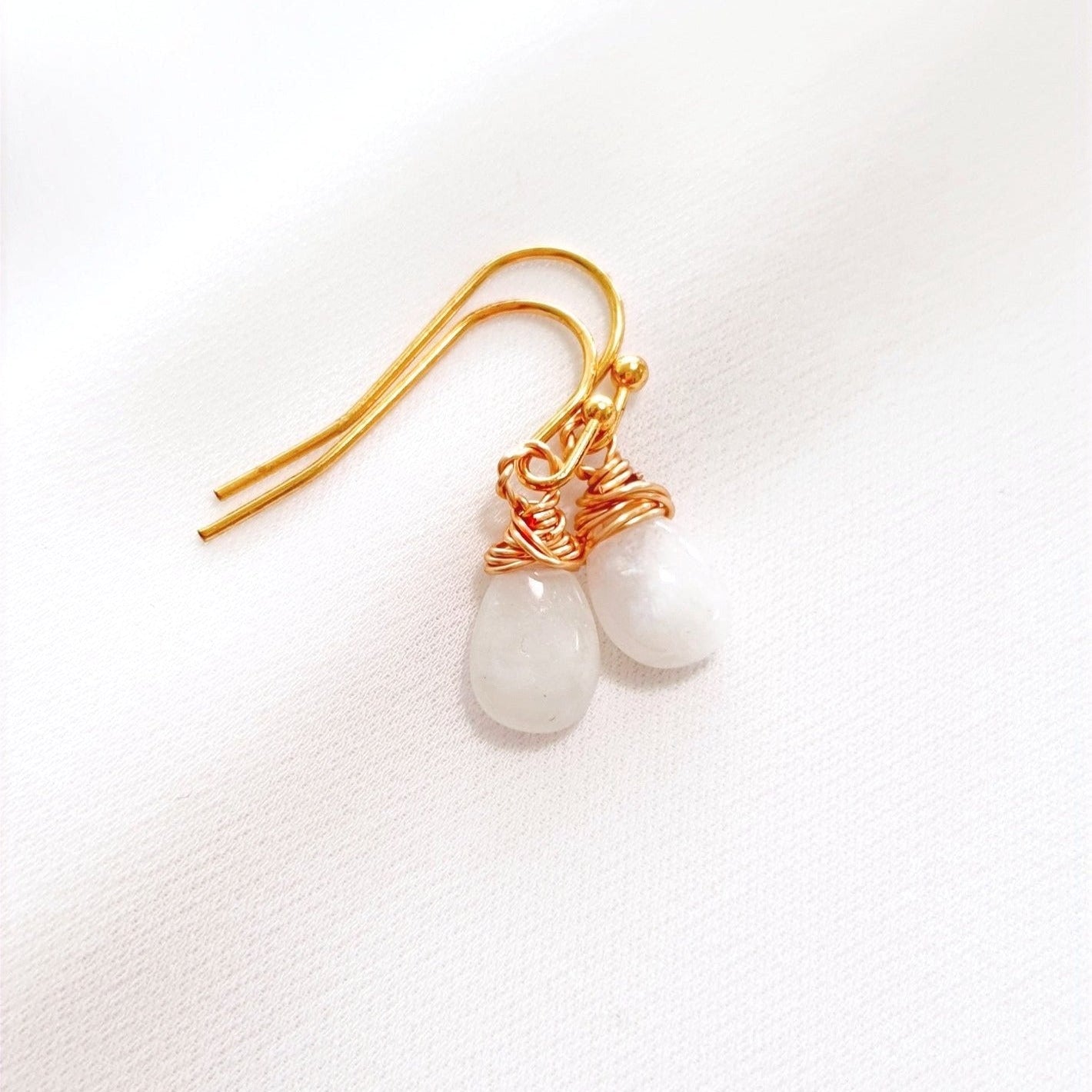 Boucles d'oreilles en Pierre de Lune