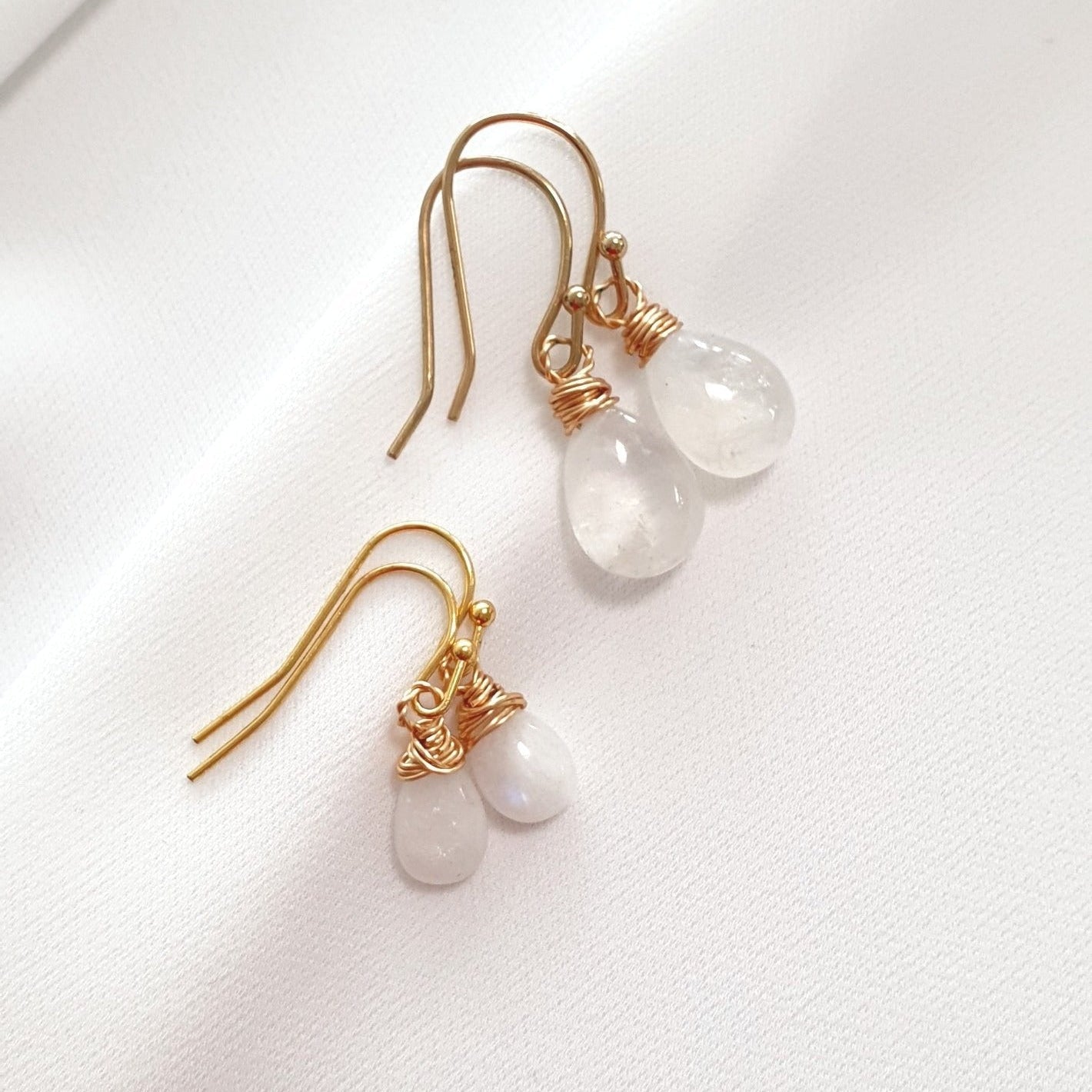 Boucles d'oreilles en Pierre de Lune
