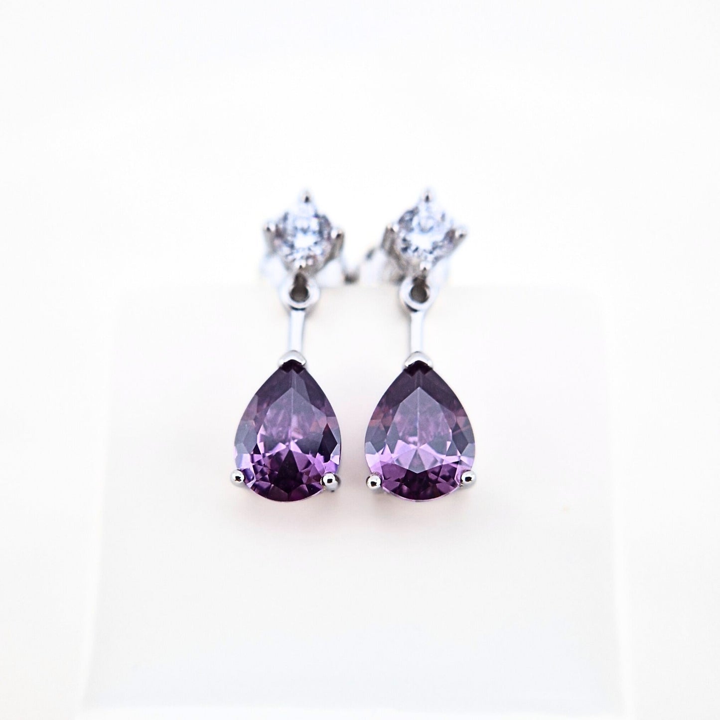 Amethyst Ohrringe, Amethyst earrings, Amethyst Ohrstecker, Silber Ohrringe, Edelstein Ohrringe, Amethyst Stud earrings