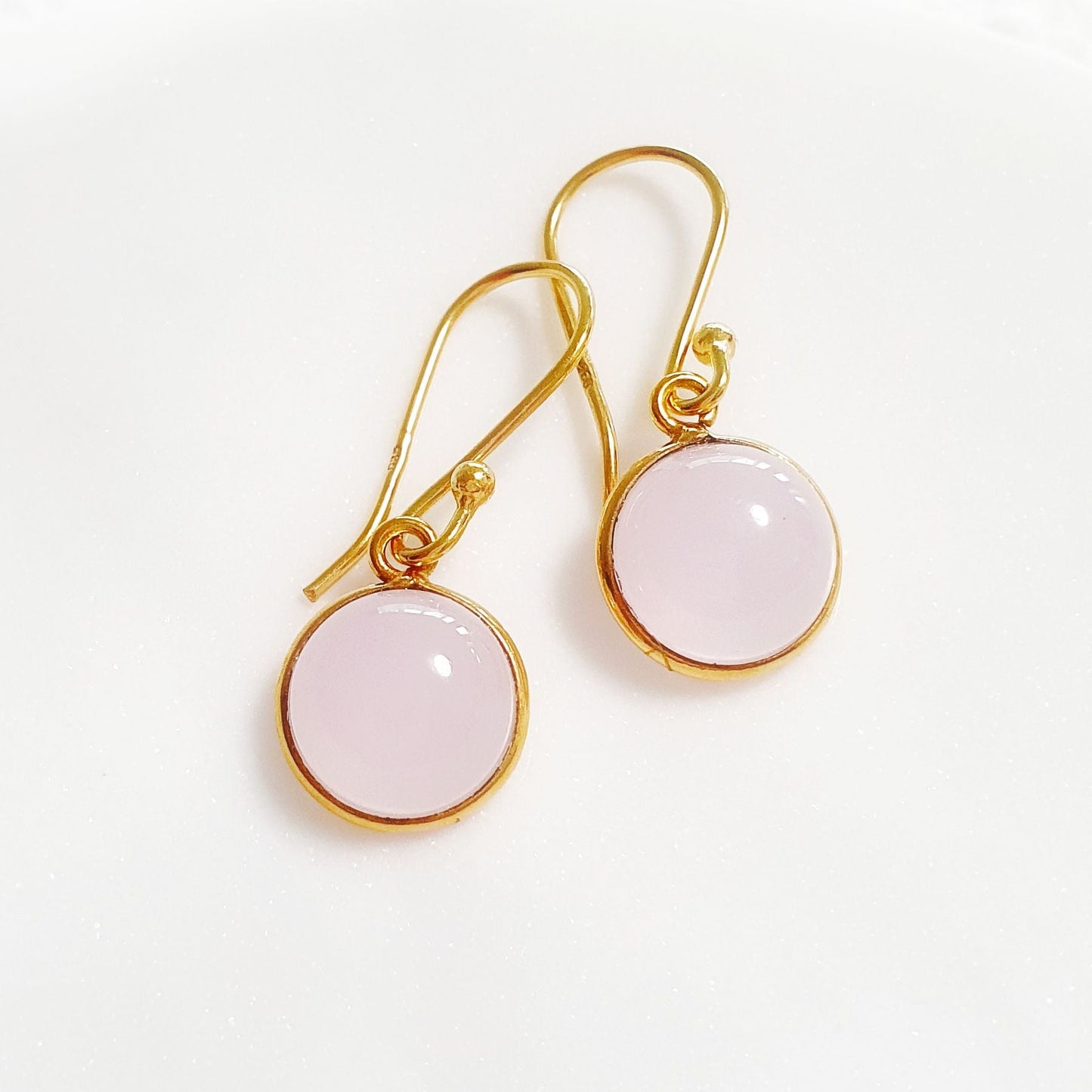 Rosa Chalcedon Edelstein Ohrringe, Rosa Chalcedon Ohrringe, Pink Chalcedony Hänge Ohrringe, Rosa Edelstein Ohrringe, Edelstein Ohrhänger, Rosa Ohrringe, pink earrings