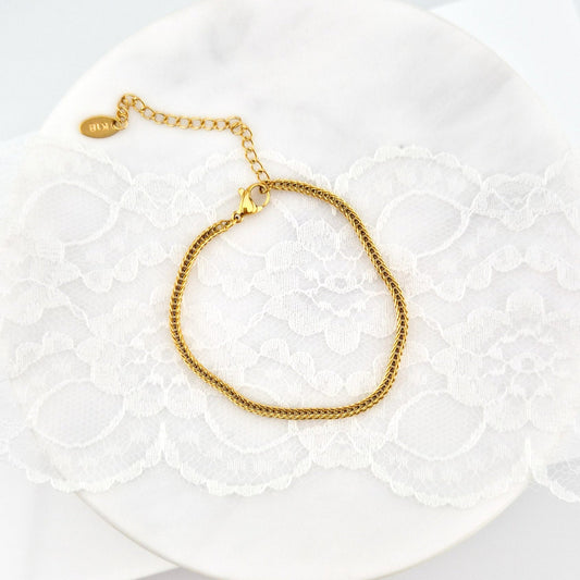 Edelstahl Armband, stainless steel bracelet, Bracelet acier inox, bracciale acciano, gold bracelet, golden bracelet, Gold Armband, goldenes Armband, vergoldetes Armband, Armband, bracelet, bracciale, minimalistisches Armband, minimalist bracelet