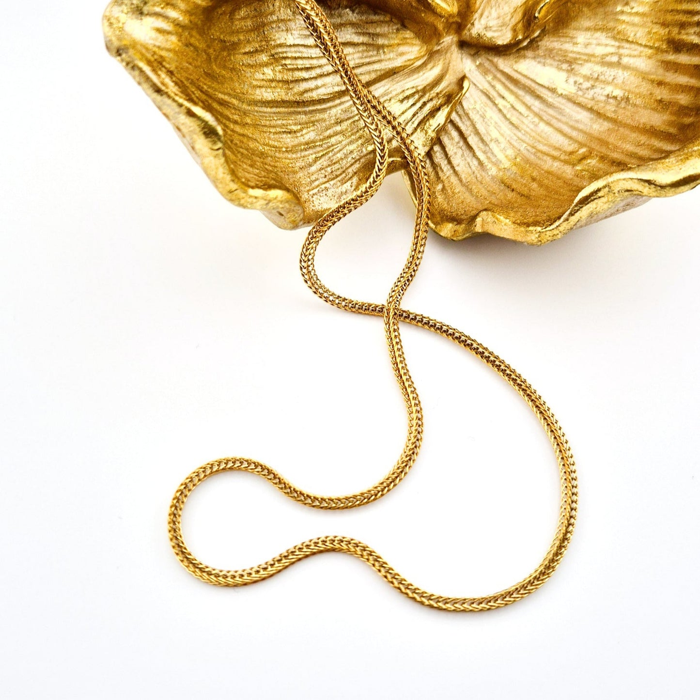 Edelstahl Halskette, stainless steel necklace, collier acier inox, collana acciaio, Gold Halskette, goldene Kette, golden necklace, gold necklace, Halskette, necklace, collana, collier, minimalistische Halskette, Minimalist necklace