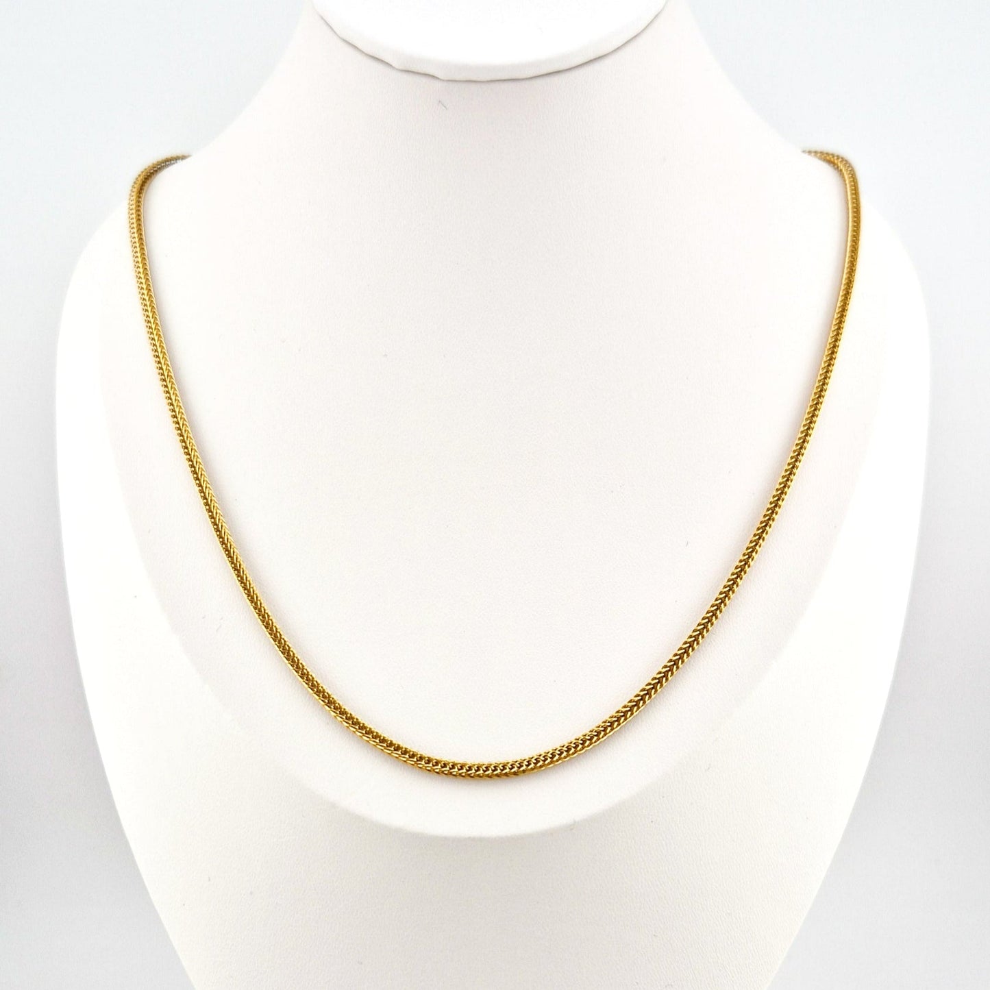 Edelstahl Halskette, stainless steel necklace, collier acier inox, collana acciaio, Gold Halskette, goldene Kette, golden necklace, gold necklace, Halskette, necklace, collana, collier, minimalistische Halskette, Minimalist necklace