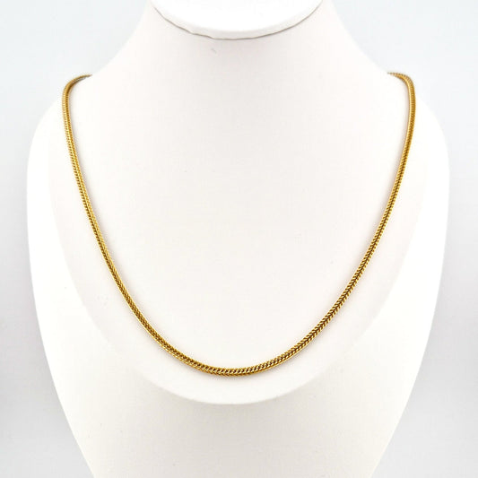 Edelstahl Halskette, stainless steel necklace, collier acier inox, collana acciaio, Gold Halskette, goldene Kette, golden necklace, gold necklace, Halskette, necklace, collana, collier, minimalistische Halskette, Minimalist necklace