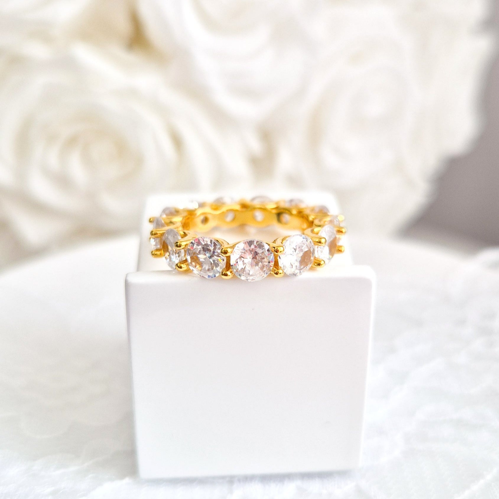 Ewigkeitsring Gold, eternity ring gold, bague, Fingerring, Damen Ring