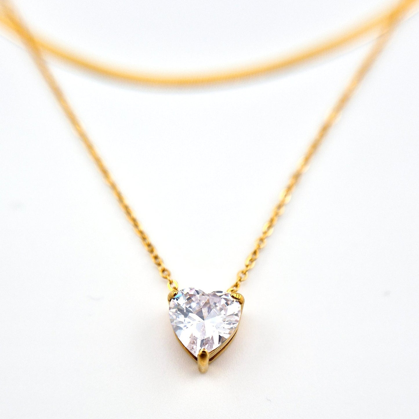 Layering Kette, layering necklace, collier superpose, collana astrati, goldene Kette, minimalistisches Kettenset, schmuckset Halskette, Halskette, necklace, collana, colleir, goldene Halsketten, golden necklaces, diamat imitation necklace, diamant imitat Halskette, Anhänger Halskette, goldene Halsketten, gold necklaces, Halsketten Damen