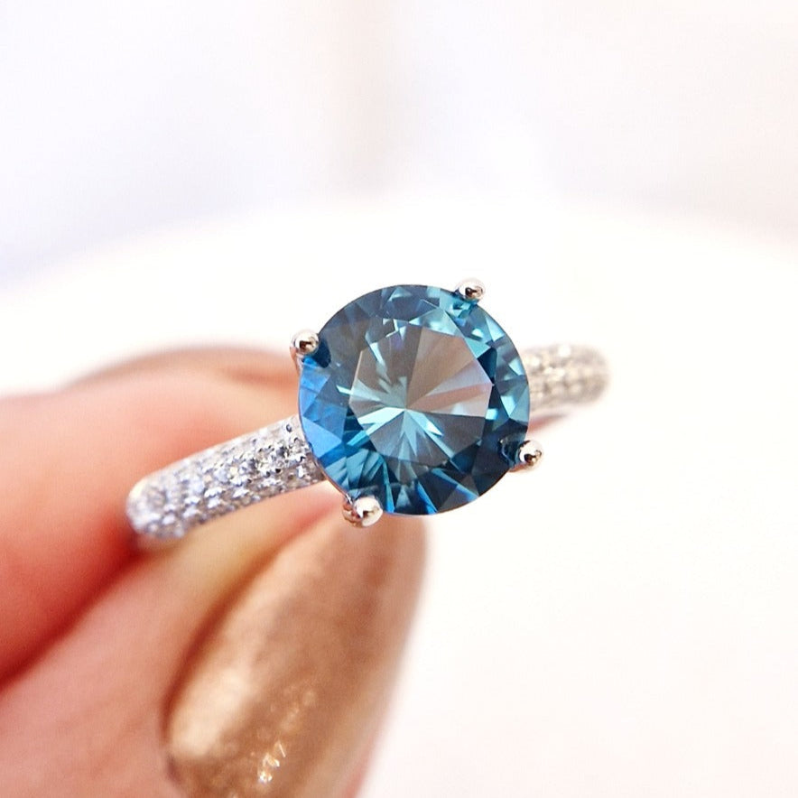 London Blau Topas Ring - Topas Ring - London Blue Topaz Ring, Topaz Ring, Blau Topas Ring, Edelstein Ring, blauer Ring, SIlber Ring, Silver Ring, blue ring