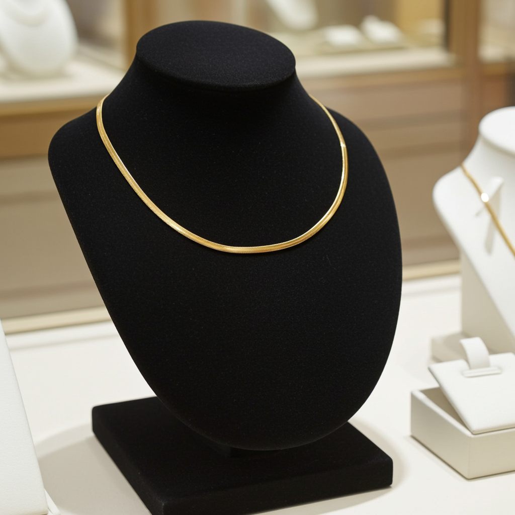 Minimalistische Halskette, goldene Halskette, minimalist necklace, golden necklace, collier, collana Kette