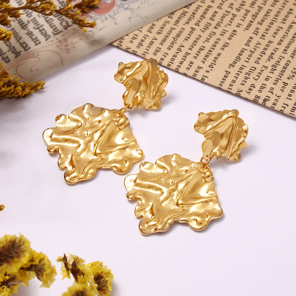 Ohrringe, Ohrringe gold, Eaarings gold, gold-plated earrings, boucles doreilles, orecchini, Ohrstecker, Goldohrringe