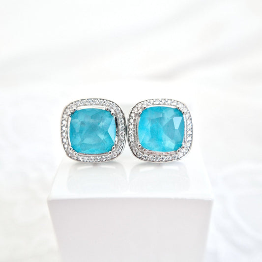 Paraiba Ohrringe, Paraiba earrings, Boucles doreilles Paraiba, Orecchini Paraiba, Paraiba Turmalin Ohrringe, Paraiba Tourmaline earrings, Paraiba Ohrstecker, Ohrringe, Ohrstecker, earrings, orecchini, boucles doreilles, blue earrings, tükies Ohrringe, Silber Ohrringe, Silver earrings, Paraiba Turmalin Silber Ohrringe, statement Ohrringe, statement earrings