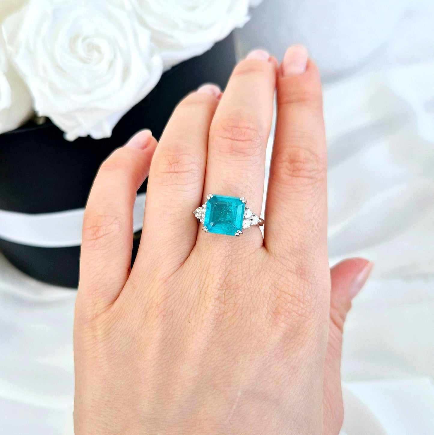 Paraiba Ring, Paraiba Tourmaline Ring, Paraiba Turmalin Ring, Bague Paraiba, Anello Paraiba, Paraiba, Paraiba Turmalin, Paraiba Tourmaline, Turmalin Ring, blauer Turmalin, Ring, Bague, Anello, Silber Ring, silver ring, Edelstein Ring Paraiba, Edelstein Ring, gemstone ring, blue ring, turquoise ring