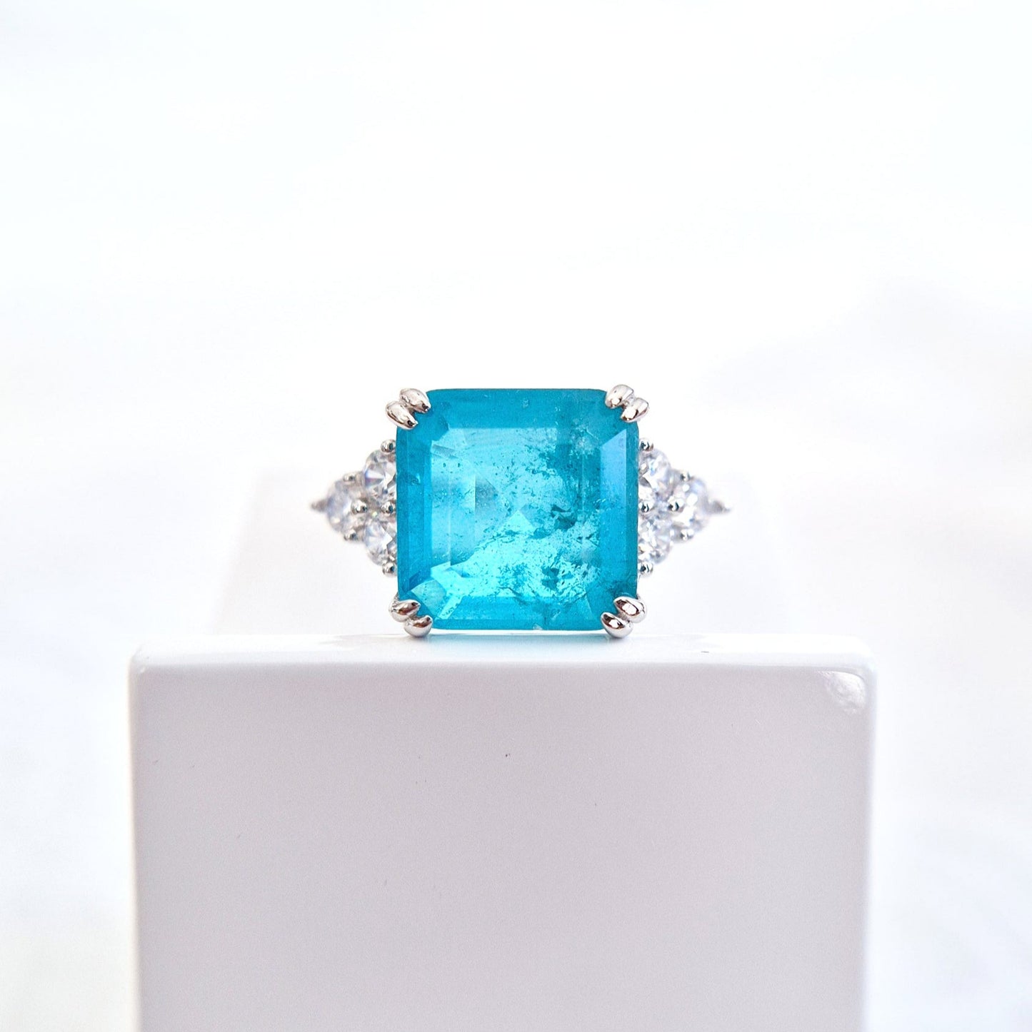 Paraiba Ring, Paraiba Tourmaline Ring, Paraiba Turmalin Ring, Bague Paraiba, Anello Paraiba, Paraiba, Paraiba Turmalin, Paraiba Tourmaline, Turmalin Ring, blauer Turmalin, Ring, Bague, Anello, Silber Ring, silver ring, Edelstein Ring Paraiba, Edelstein Ring, gemstone ring, blue ring, turquoise ring