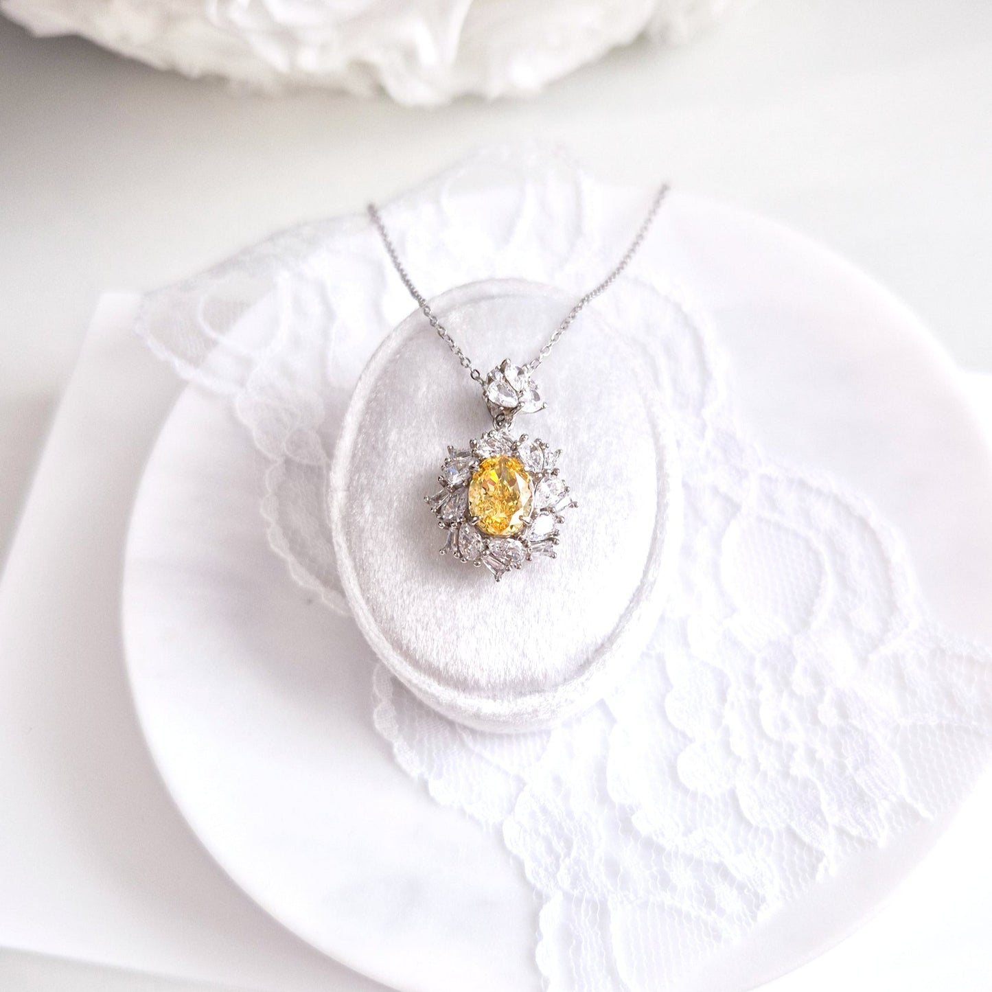 pendant necklace, Anhänger Halskette, cz necklace, Cubic Zirkonia Kette, Silber Halskette, Halskette Damen, Halskette, collier, necklace, collana