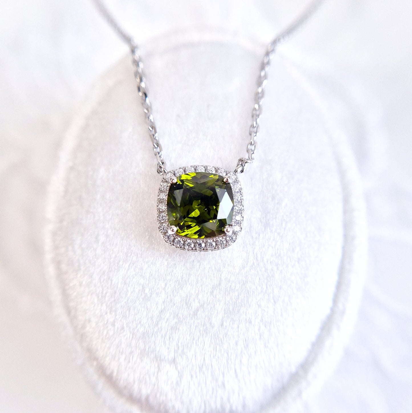 Peridot Necklace, Peridot Halskette, Collier, Collana