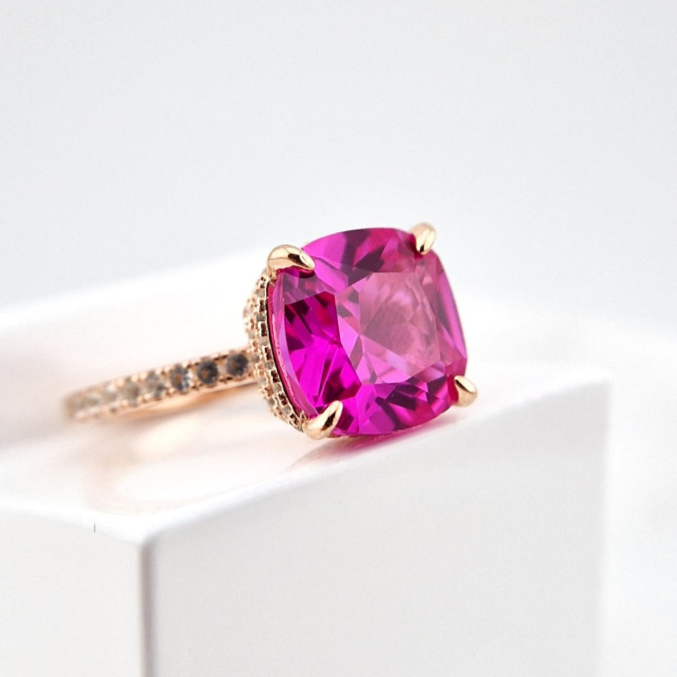 Rosa Saphir Ring, Pink Sapphire ring, hot pink sapphire ring, Saphir Ring, Sapphire Ring, Rong, Rosegold Ring, rose gold ring, silberring, silver ring, sapphire jewelry ring, Silberring Damen