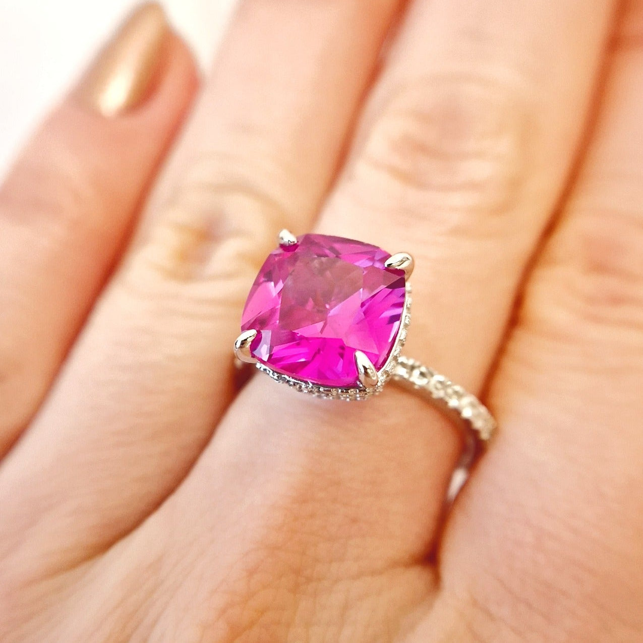 Rosa Saphir Ring, Pink Sapphire ring, hot pink sapphire ring, Saphir Ring, Sapphire Ring, Rong, Rosegold Ring, rose gold ring, silberring, silver ring, sapphire jewelry ring, Silberring Damen