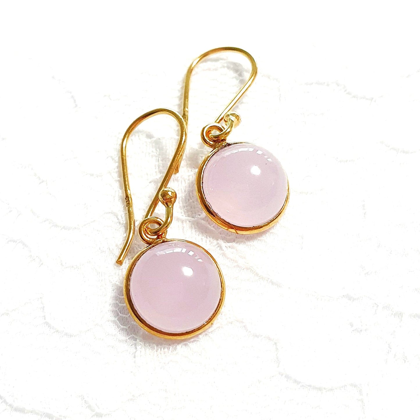 Rosa Chalcedon Ohrringe, Rosa Chalcedon Ohrringe, Pink Chalcedony Hänge Ohrringe, Rosa Edelstein Ohrringe, Edelstein Ohrhänger, Rosa Ohrringe, pink earrings