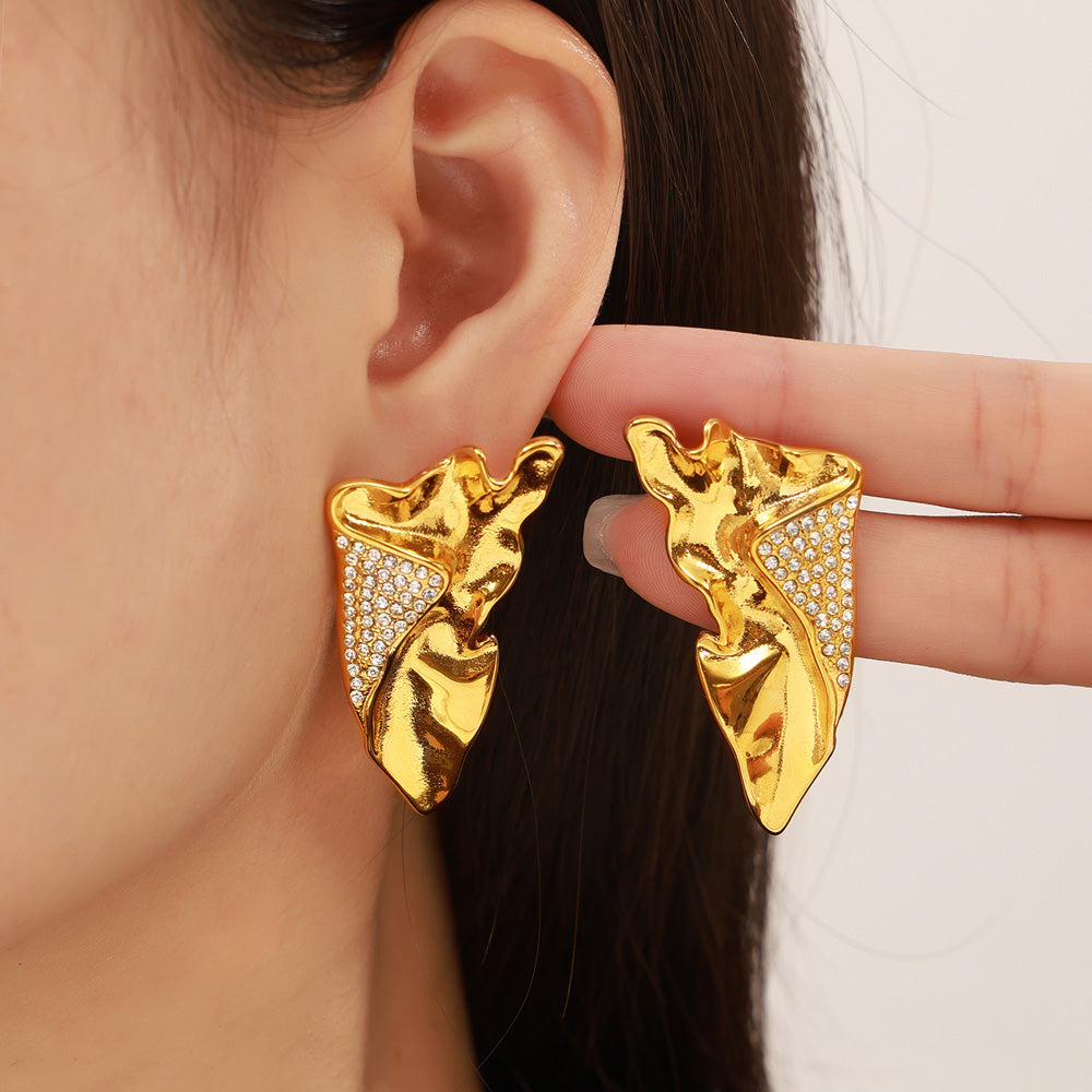 Statement earrings, Statemen Ohrringe, Ohrstecker, goldene Ohrringe, boucles doreilles, orecchini, earrings, gold earrings