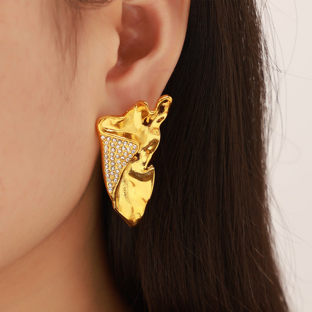 Statement earrings, Statemen Ohrringe, Ohrstecker, goldene Ohrringe, boucles doreilles, orecchini, earrings, gold earrings