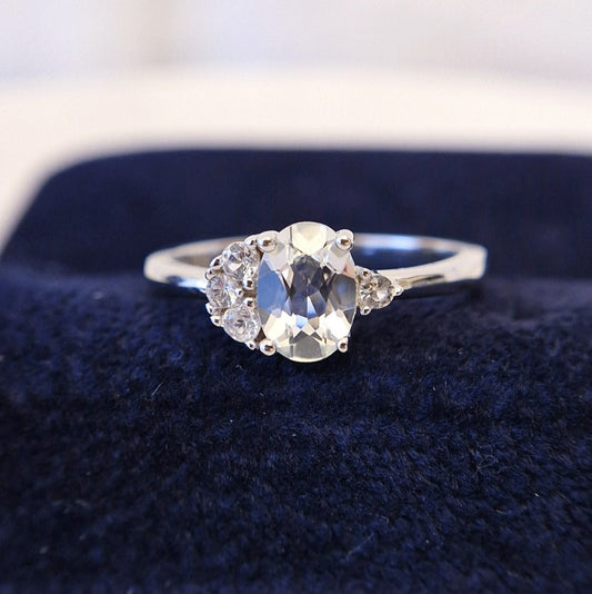 weisser topas ring, Weiss Topas Ring, Topas Ring, Topas Ring Silber, White topaz ring, Topaz Ring, Topaz ring silver, Silberring, Fingerring, silver ring, Topasring, Topas Ring, Topaz ring, bague, bague topaze