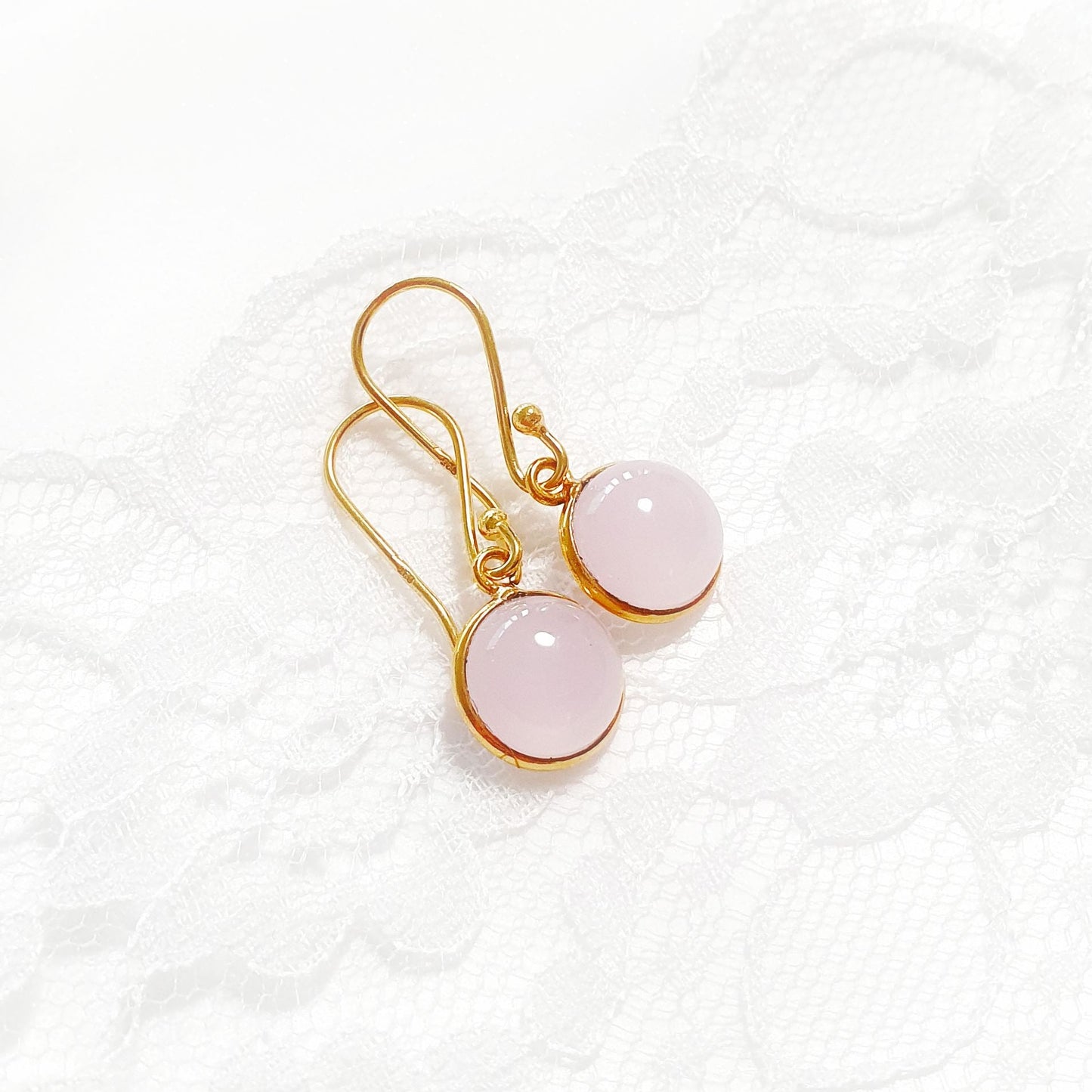 Rosa Chalcedon Edelstein Ohrringe, Rosa Chalcedon Ohrringe, Pink Chalcedony Hänge Ohrringe, Rosa Edelstein Ohrringe, Edelstein Ohrhänger, Rosa Ohrringe, pink earrings