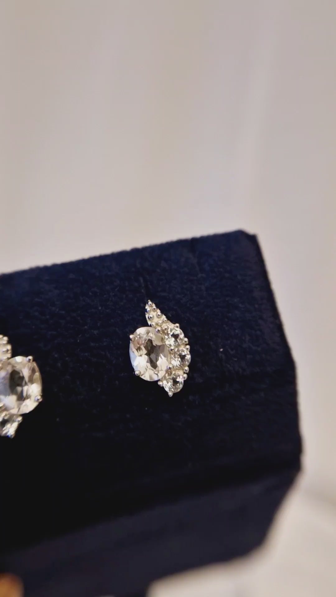 Weiss Topas Ohrringe, White Topaz Earrings, Topaz stud earrings, lab grown diamond earrings, lab grown topaz earrings, Silber Ohrringe, Silber Ohrstecker, silver earrings, Weiss Topas Ohrstecker, Silber Ohrstecker mit weissem Topas Edelstein, Topas Ohrringe, Weisse Edelstein Ohrringe, white topaz