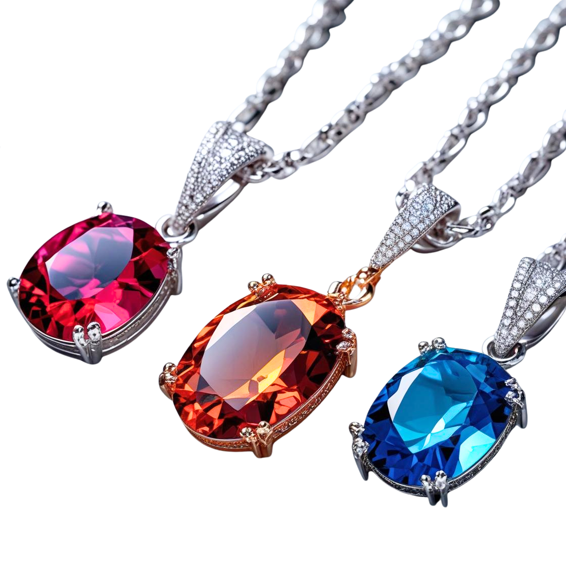 Edelstein Halsketten, gemstone necklaces