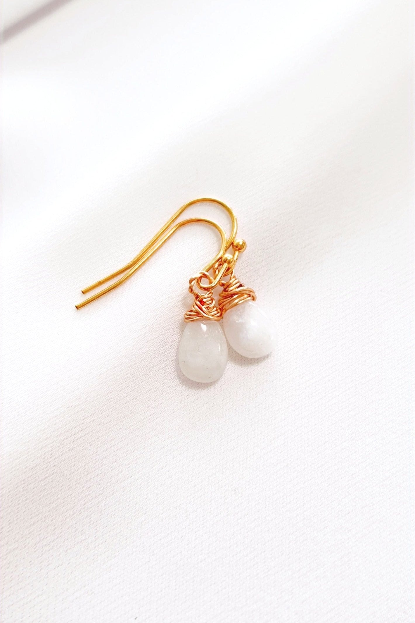 Boucles d'oreilles en Pierre de Lune