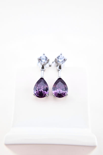 Amethyst Schmuckset, Amethyst Jewelry Set, Amethyst Edelstein Schmuck, Amethyst Gemstone Jewelry, Amethyst Earrings, Amethyst Ohrringe, Jewelry set, Schmuckset, Silber Schmuckset, Silver Jewellery set