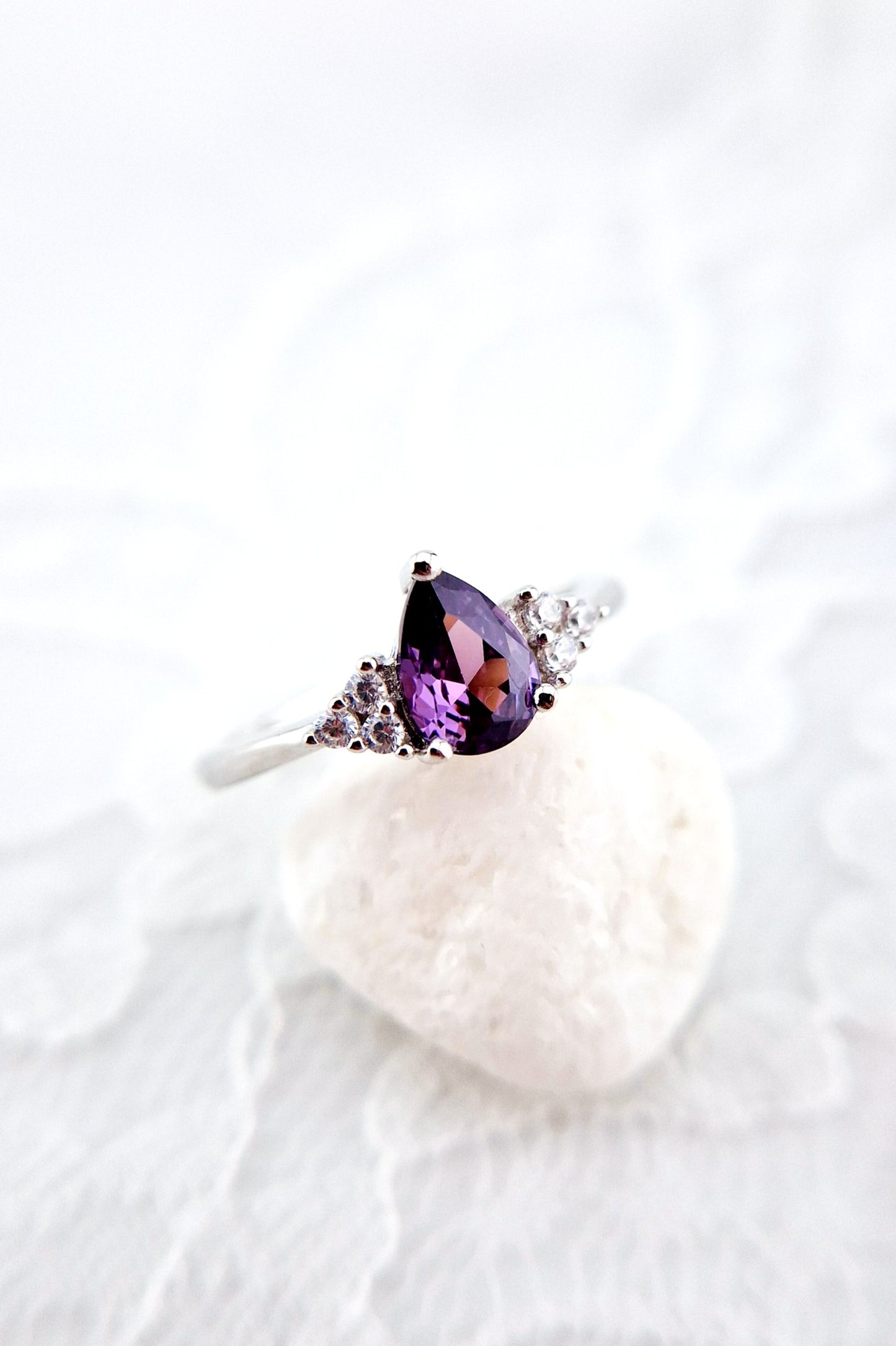 Amethyst Schmuckset, Amethyst Ring - Silberring mit Amethyst Edelstein, Amethyst silver ring, Bague en améthyste, Anello in ametista, Gemstone, Amethyst Edelsteinring, Jewelry set, Schmuckset, Silber Schmuckset, Silver Jewellery set