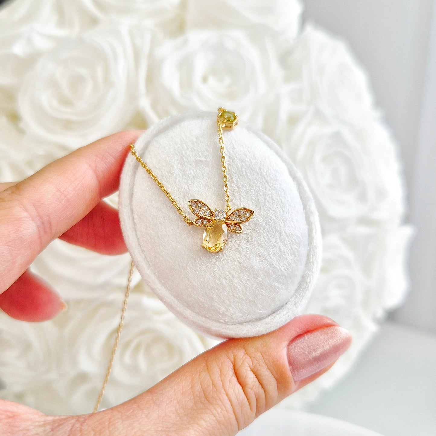 Bienen Halskette, Bee necklace, silver necklace gold-plated, silber Kette vergoldet, Schmuck, Halskette, Damenkette, Kette, jewelry, jewellery, necklace, pendant necklace, collana, collier, goldene halskette, tier kette, insekt schmuck, Bienen Schmuck, bee jewelry, damen Halskette, schmuck für sie, gift for her, birthday gift, jewelry present