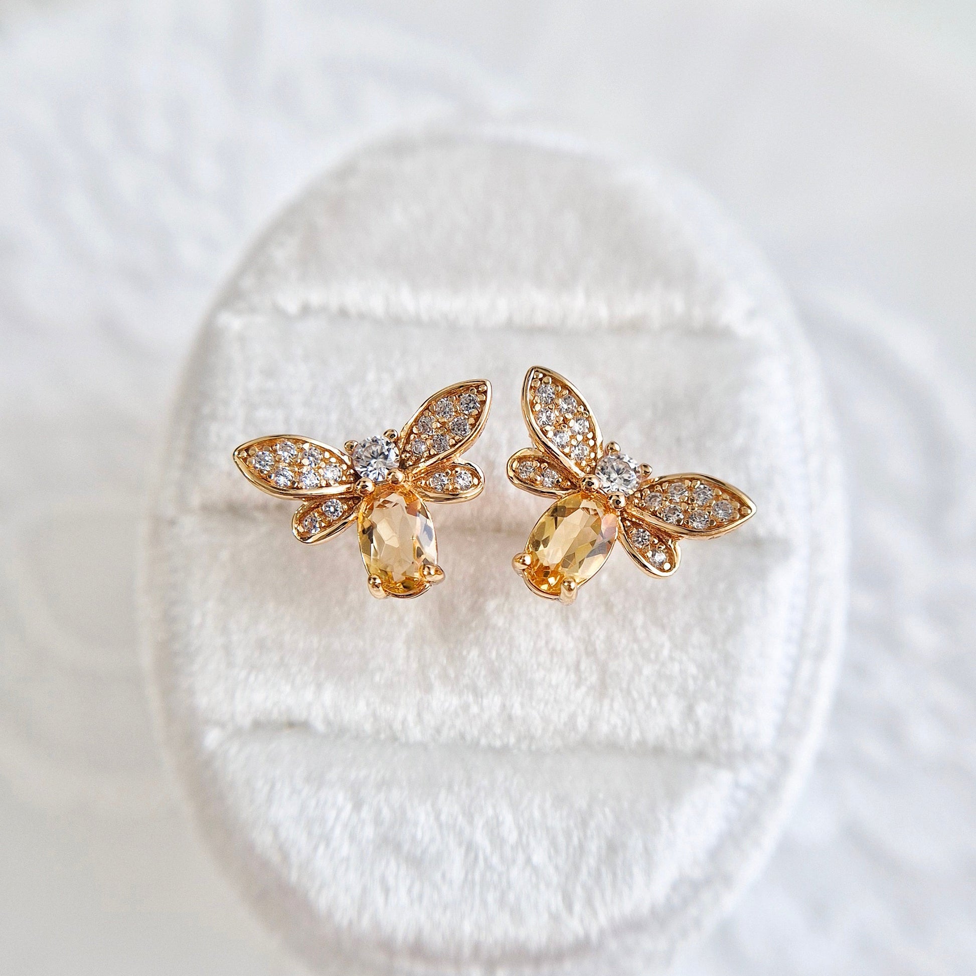 Bienen Ohrstecker, Bee stud earrings, silver earrings gold-plated, silber ohrringe vergoldet, Schmuck, Ohrringe, ohrstecker, jewelry, jewellery, earrings, studs, orecchini, boucles doreilles, boucles, puces, goldene ohrringe, tier ohrstecker, insekt schmuck, Bienen Schmuck, bee jewelry, damenohrringe, schmuck für sie, gift for her, birthday gift, jewelry present