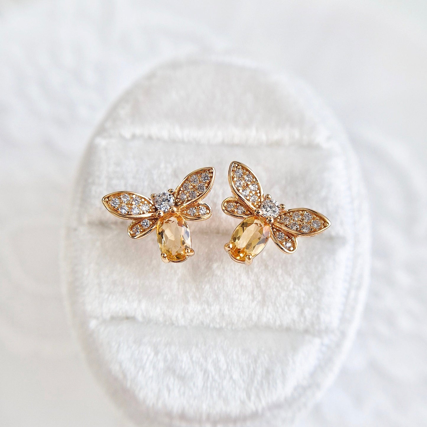 Bienen Ohrstecker, Bee stud earrings, silver earrings gold-plated, silber ohrringe vergoldet, Schmuck, Ohrringe, ohrstecker, jewelry, jewellery, earrings, studs, orecchini, boucles doreilles, boucles, puces, goldene ohrringe, tier ohrstecker, insekt schmuck, Bienen Schmuck, bee jewelry, damenohrringe, schmuck für sie, gift for her, birthday gift, jewelry present