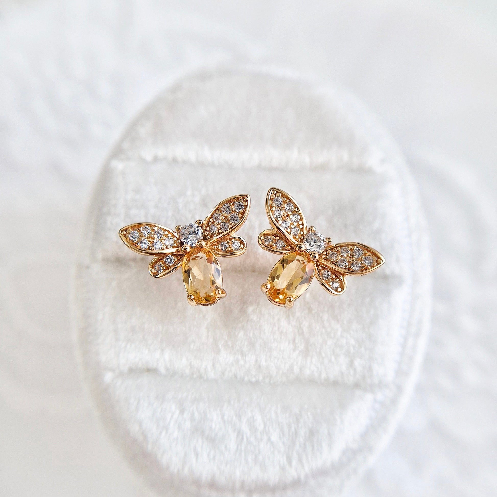 Bienen Ohrstecker, Bee stud earrings, silver earrings gold-plated, silber ohrringe vergoldet, Schmuck, Ohrringe, ohrstecker, jewelry, jewellery, earrings, studs, orecchini, boucles doreilles, boucles, puces, goldene ohrringe, tier ohrstecker, insekt schmuck, Bienen Schmuck, bee jewelry, damenohrringe, schmuck für sie, gift for her, birthday gift, jewelry present