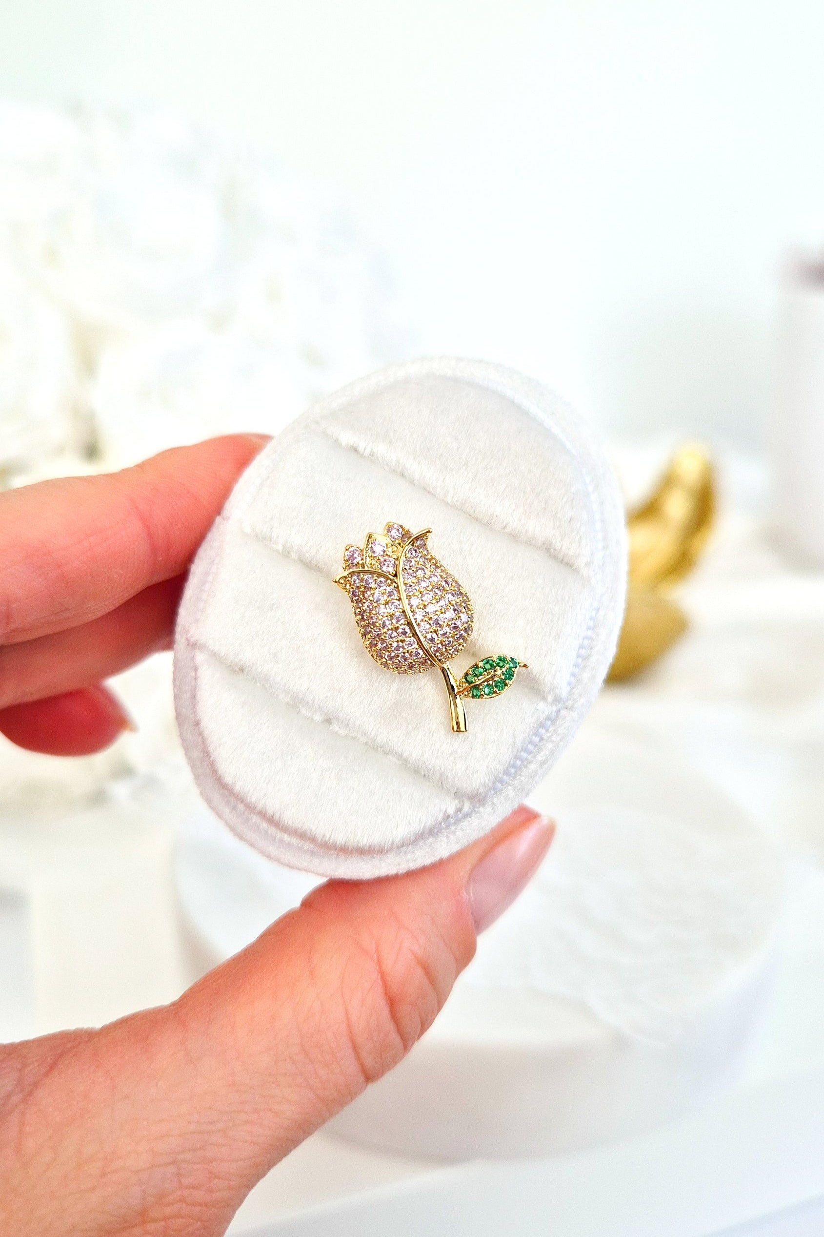 Blumen Pin, Flower Pin, Pin Fleur, Pin Fiore, Pin, Anstecknadel, Brosche, Brooch, Broach, Flower Brooch, Flower Broach, Blumen Brosche, Tulip pin, Tulpen Pin, Tulpen Anstecker