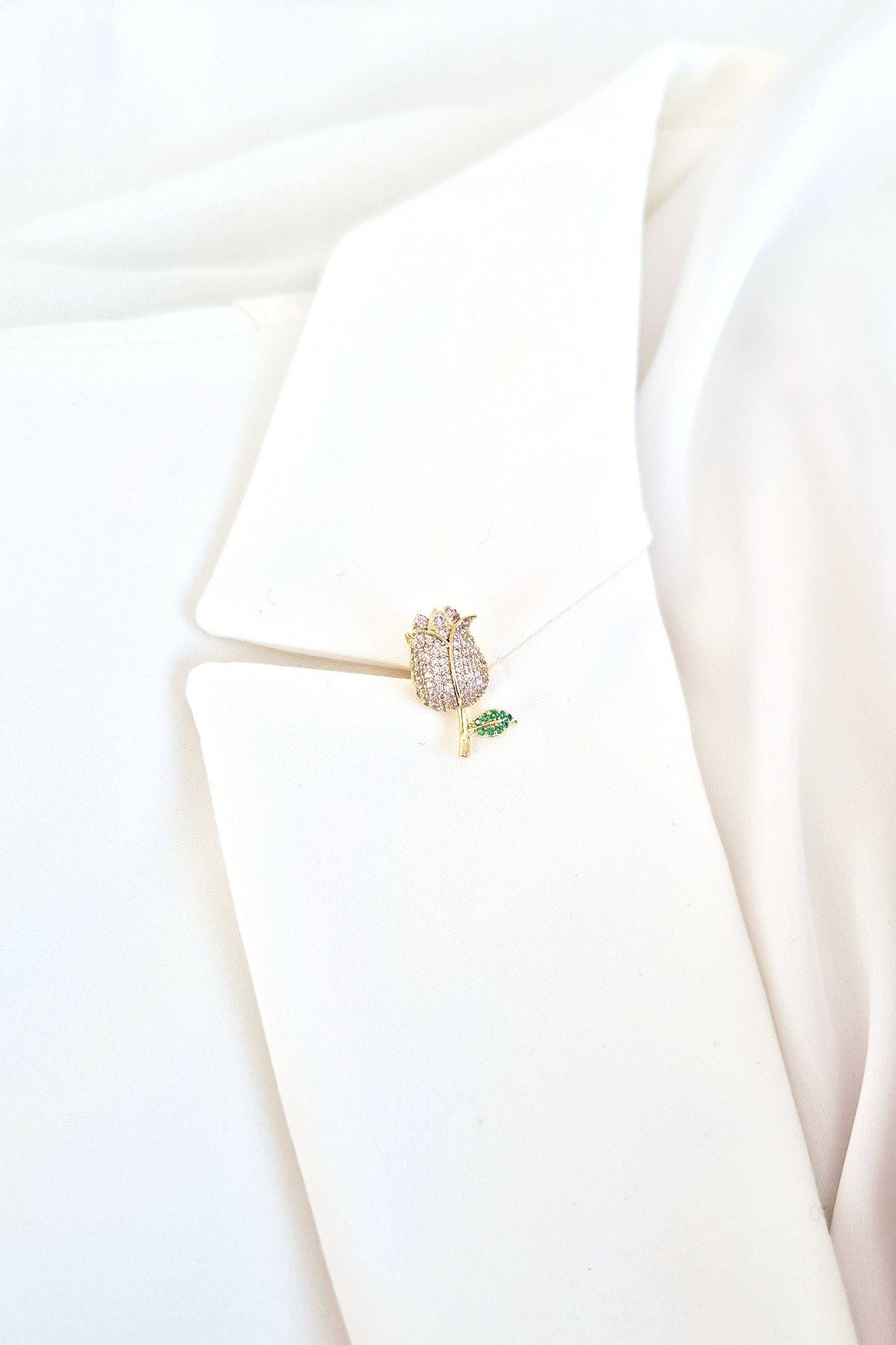 Blumen Pin, Flower Pin, Pin Fleur, Pin Fiore, Pin, Anstecknadel, Brosche, Brooch, Broach, Flower Brooch, Flower Broach, Blumen Brosche, Tulip pin, Tulpen Pin, Tulpen Anstecker