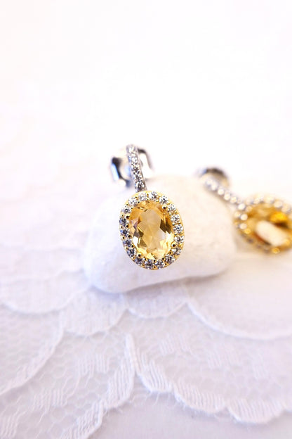 Citrin Ohrringe, Citrine Earrings, Citrin Ohrstecker, Citrine stud earrings, Citrin Schmuck kaufen, Zitrin Ohrringe, gelbe Ohrringe, yellow earrings, gold earrings, gemstone earrings, Edelstein Ohrringe