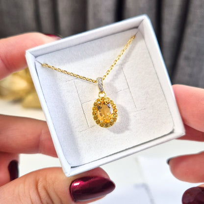 Citrin Halskette, Citrine necklace, Citrin Kette kaufen, Citrine pendant Necklace, golden necklace, Citrin Anhänger Halskette, Halskette, Necklace, collier, collana, gelbe Halskette, gold Halskette, yellow necklace, schmuck, jewelry, jewellery, bijou, gioielli