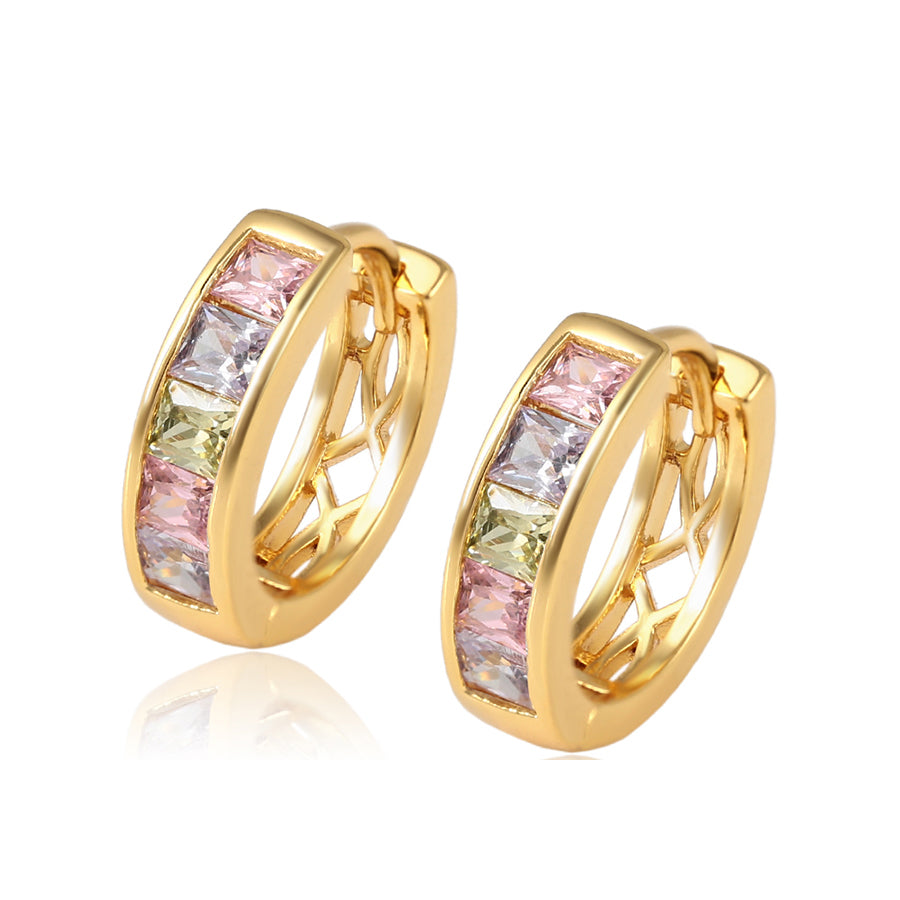 Goldene Creolen, goldene Kreolen - Creolen gold, Creolen Ohrringe, Creolen mit Steinen, Kreolen, Creolen