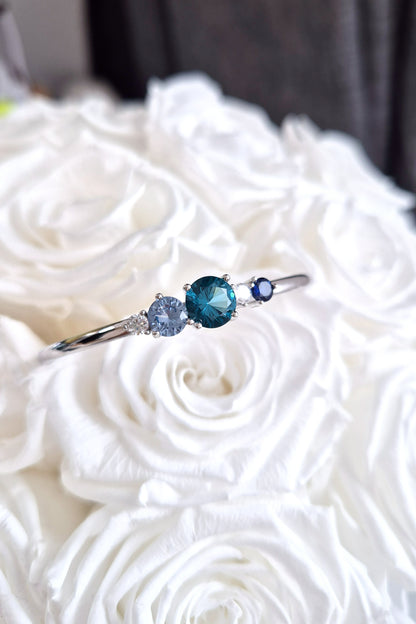 London Blue Topaz Bracelet, Silber Armreifen, Silber Armband, Topaz bangle, Armreifen mit blauen Edelsteinen, Silber Armreifen mit blauen Edelsteinen. blue gemstone bracelet, topaz bracelet, Silber Schmuck, Aquamarin, Saphir, Topas, Schmuck, jewelry, jewellery, bracelet, bracciale