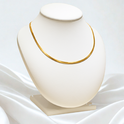 Minimalistische Halskette, goldene Halskette, minimalist necklace, golden necklace, collier, collana Kette