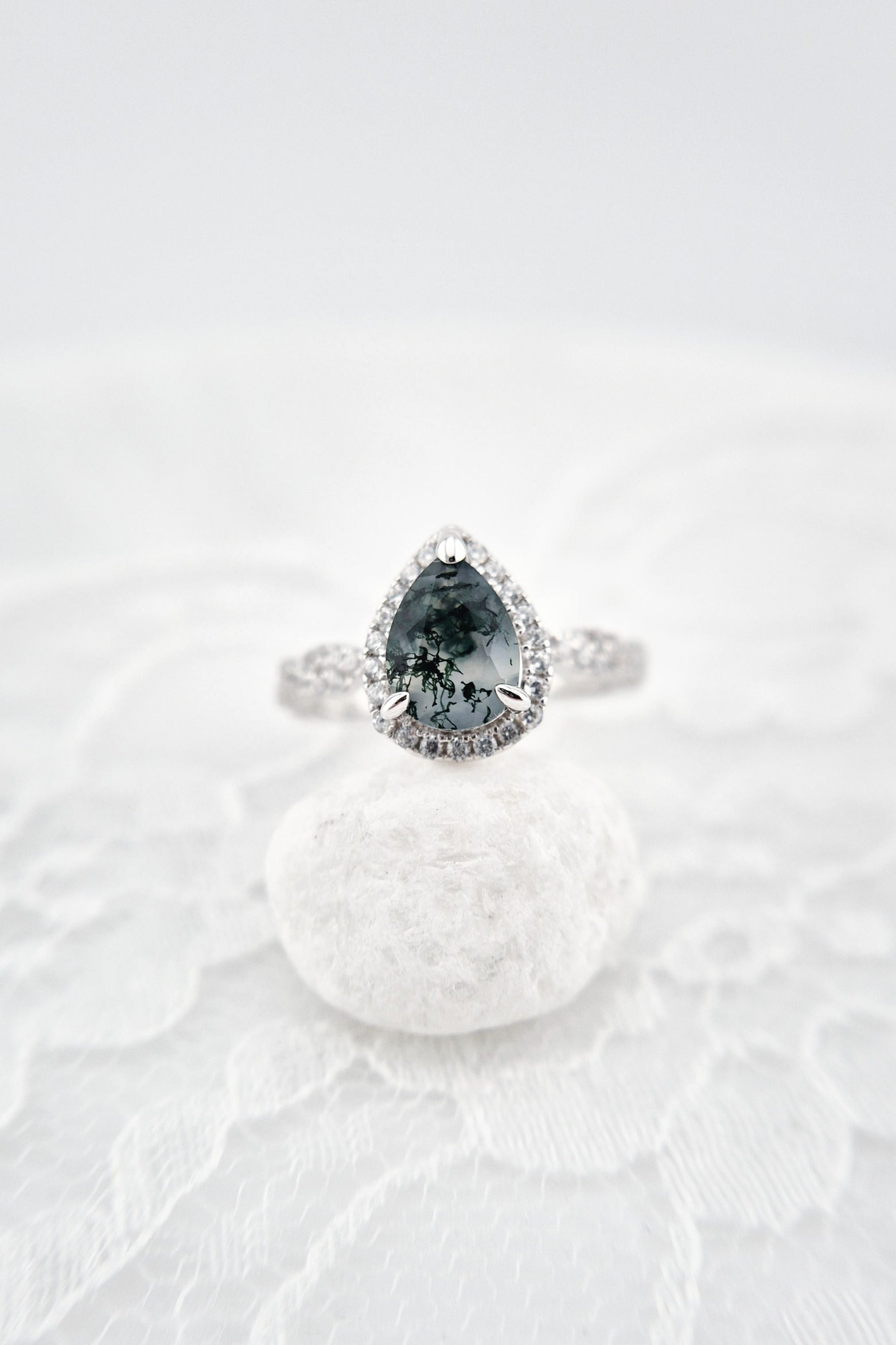 Moosachat Ring, Silber Ring mit Moosachat, Moss agate ring, Bague en agate mousse, Anello in agata muschiosa, Edelstein Ring, Silber RIng mit grünem Stein, Silver ring with green stone, green stone ring
