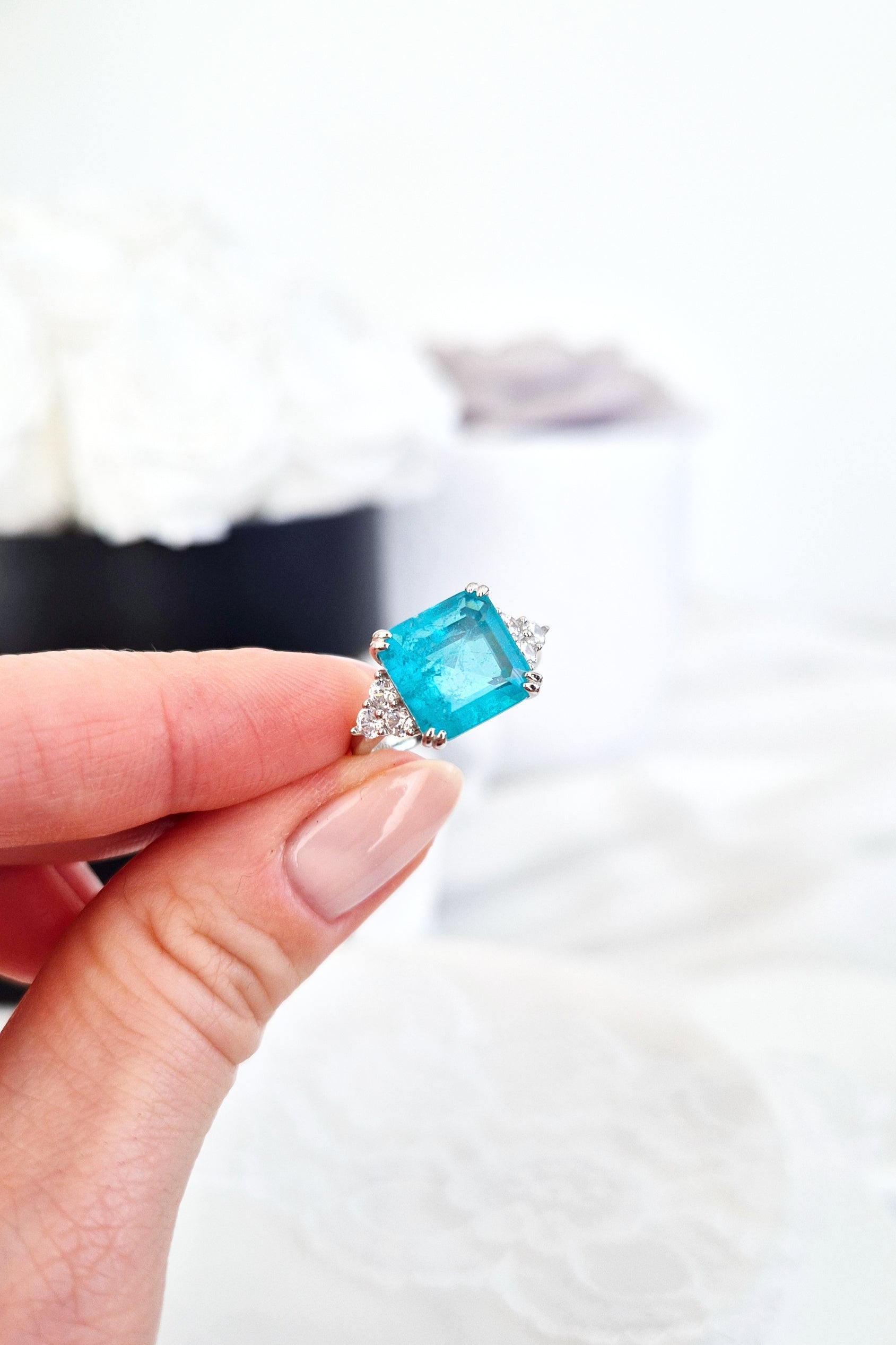 Paraiba Ring, Paraiba Tourmaline Ring, Paraiba Turmalin Ring, Bague Paraiba, Anello Paraiba, Paraiba, Paraiba Turmalin, Paraiba Tourmaline, Turmalin Ring, blauer Turmalin, Ring, Bague, Anello, Silber Ring, silver ring, Edelstein Ring Paraiba, Edelstein Ring, gemstone ring, blue ring, turquoise ring
