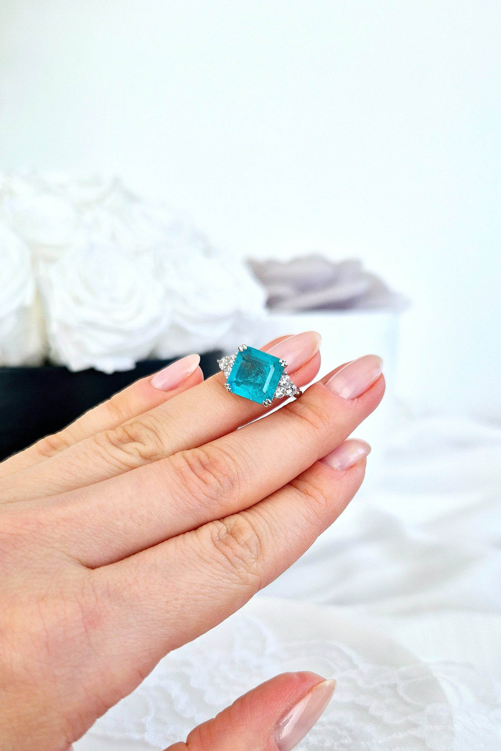 Paraiba Ring, Paraiba Tourmaline Ring, Paraiba Turmalin Ring, Bague Paraiba, Anello Paraiba, Paraiba, Paraiba Turmalin, Paraiba Tourmaline, Turmalin Ring, blauer Turmalin, Ring, Bague, Anello, Silber Ring, silver ring, Edelstein Ring Paraiba, Edelstein Ring, gemstone ring, blue ring, turquoise ring