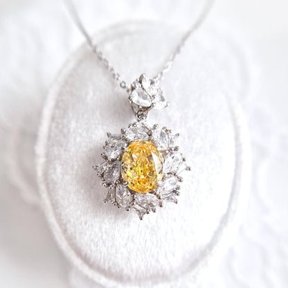 pendant necklace, Anhänger Halskette, cz necklace, Cubic Zirkonia Kette, Silber Halskette, Halskette Damen, Halskette, collier, necklace, collana