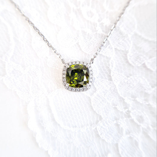 Peridot Necklace, Peridot Halskette, Collier, Collana