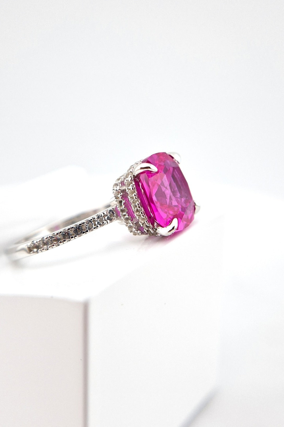 Rosa Saphir Ring, Pink Sapphire ring, hot pink sapphire ring, Saphir Ring, Sapphire Ring, Rong, Rosegold Ring, rose gold ring, silberring, silver ring, sapphire jewelry ring, Silberring Damen