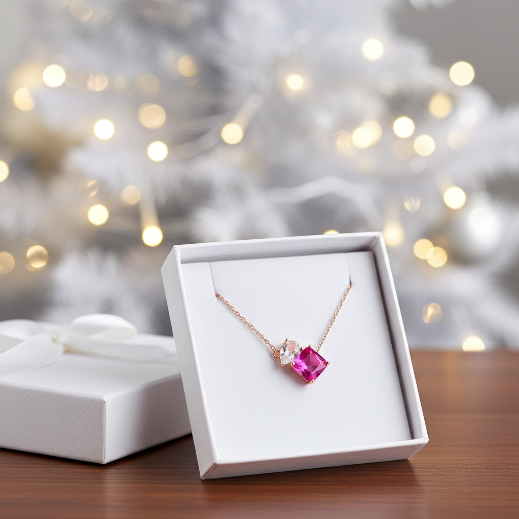 sapphire necklace, christmas jewelry gift, gemstone necklace, toi et moi necklace, toi et moi, Saphir Halskette, Silberkette, pink sapphire, rosa saphir, Schmuck Geschenk, Silber Halskette, Damen Halskette, hot pink sapphire necklace, pink sapphire neckalce,  Saphir Kette, Anhänderkette, pendant necklace, Rosegold Kette, rose-gold necklace, topas Halskette, topaz necklace, Geschenk, Schmuck