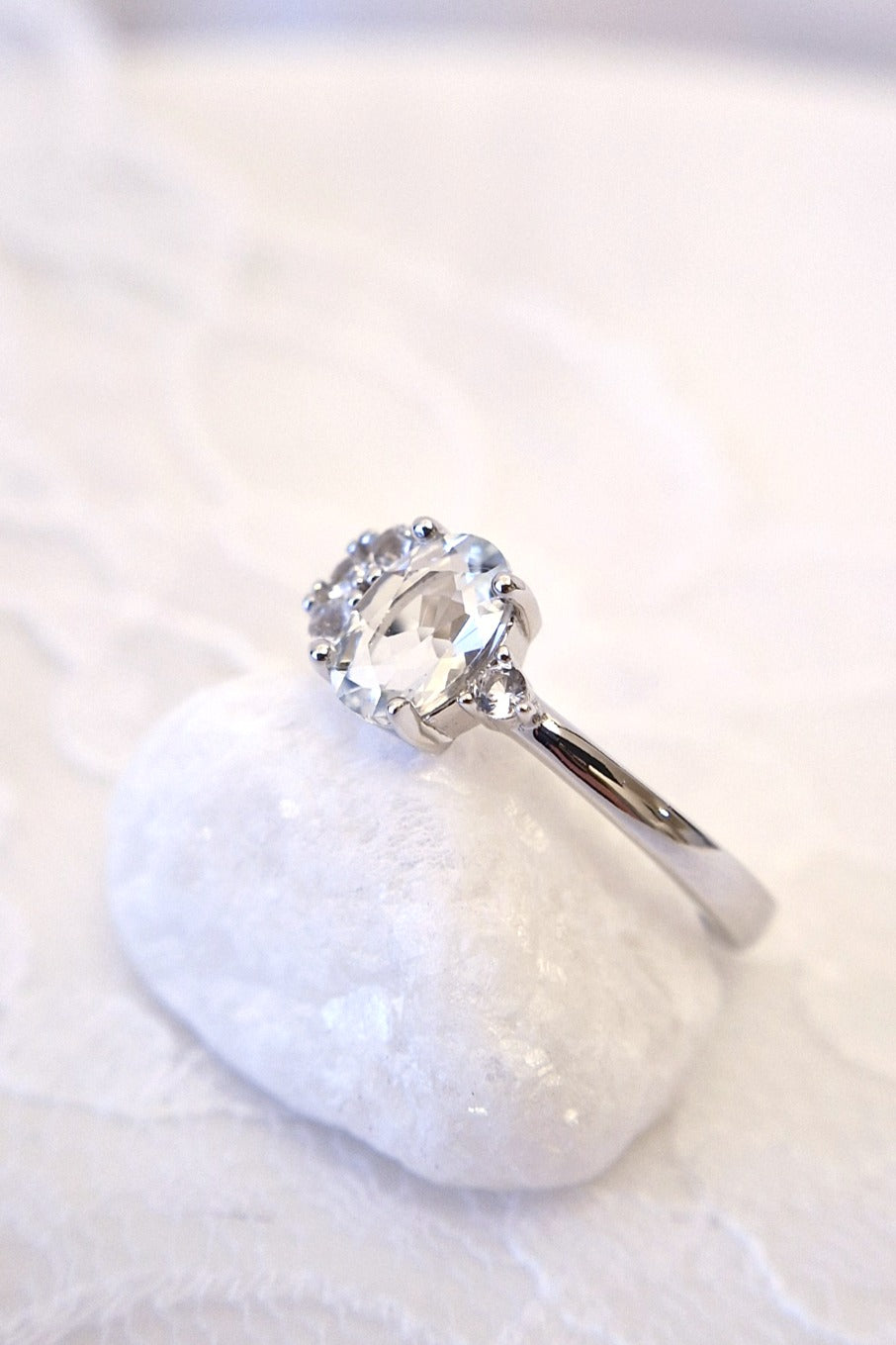 weisser topas ring, Weiss Topas Ring, Topas Ring, Topas Ring Silber, White topaz ring, Topaz Ring, Topaz ring silver, Silberring, Fingerring, silver ring, Topasring, Topas Ring, Topaz ring, bague, bague topaze