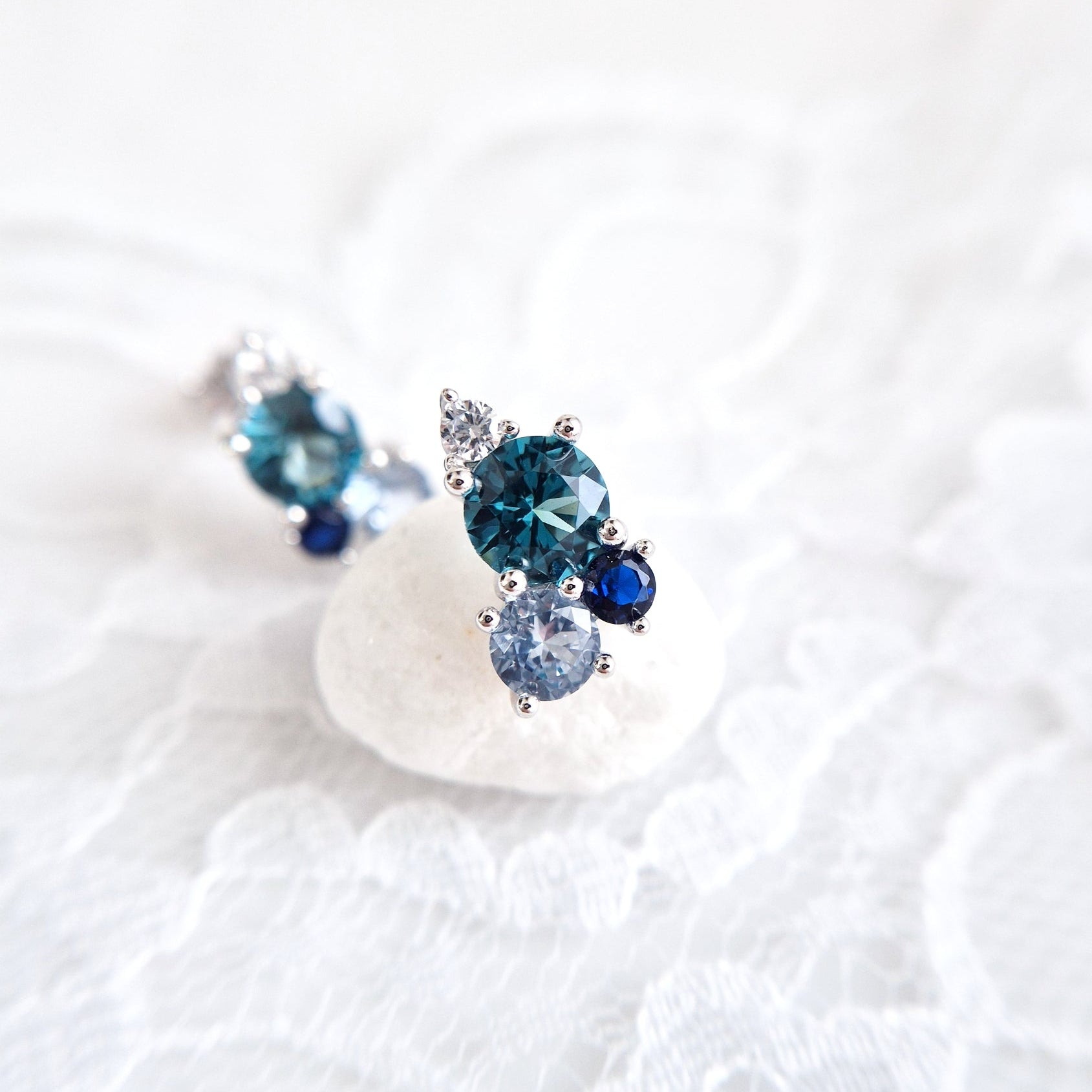 Blau Topas Ohrringe, London Blue Topaz Earrings, Blautopas Ohrringe, Topas Ohrstecker, Silber Ohrringe mit blauen Edelsteinen, Silver Earrings, stud earrings, 925 sterling silver earrings, Ohrringe, Ohrstecker, boucles doreilles, boucles, Topas Ohrringe, Topaz earrings, orecchini, clous, puces, studs, schmuck, damenohrringe, bijou, jewelry, jewellery, gioielli